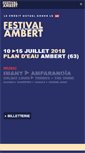 Mobile Screenshot of festival-ambert.fr